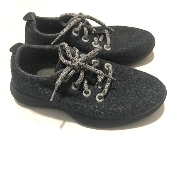 Allbirds The Wool Runners in Dark Gray color size W6 - Picture 7 of 11